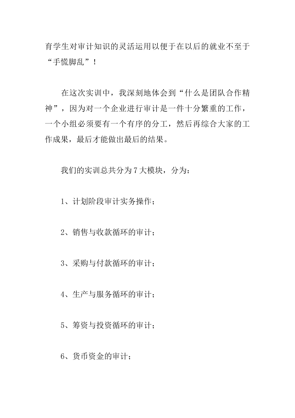 审计实习心得体会范文汇总_第3页