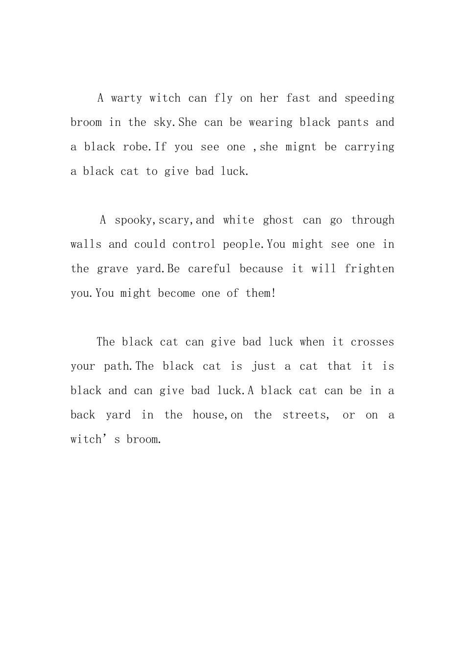 小学生万圣节英语日记两篇_第3页