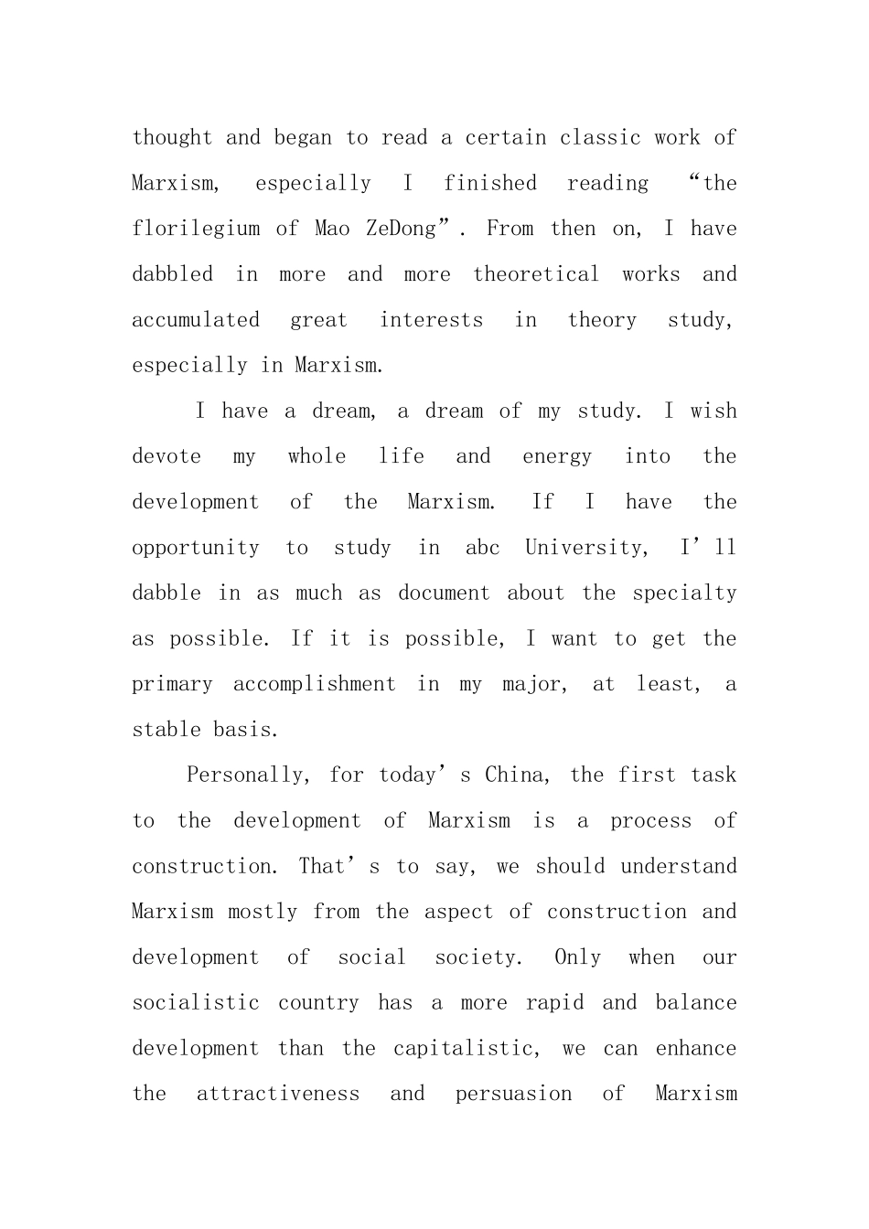 就职新人求职英文自我介绍范文_第2页