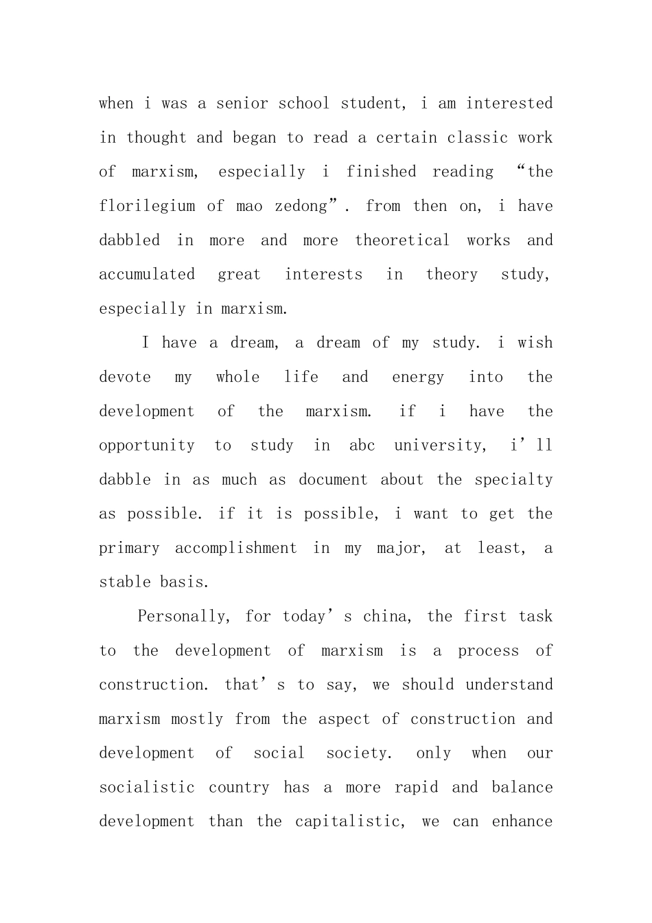 就职第一天自我介绍英文范文_第2页
