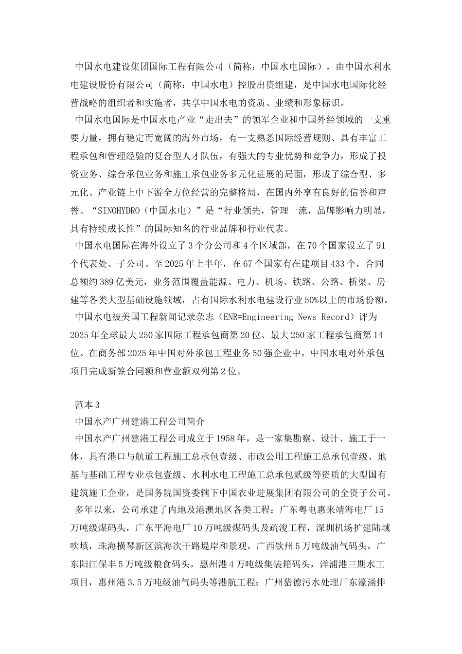 工程公司简介范本_第3页