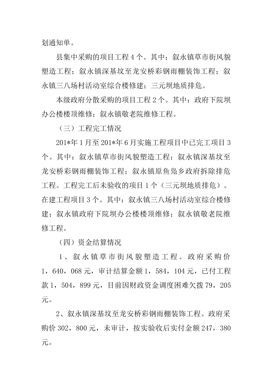 工程项目自查报告_第2页