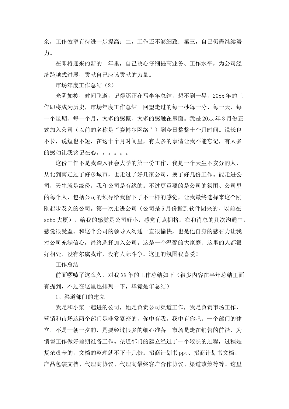 市场年度工作总结_第2页