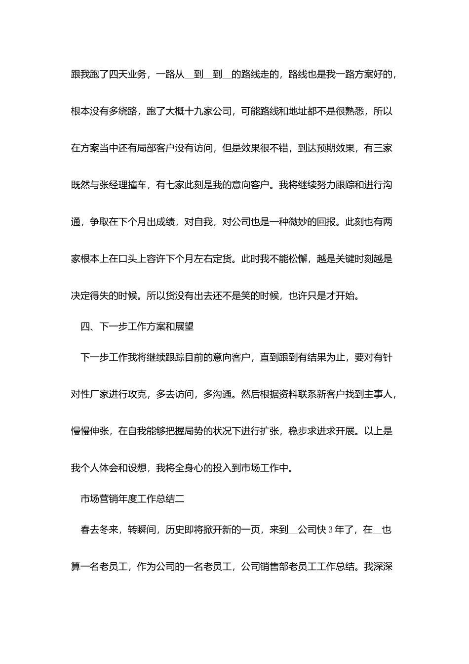 市场营销年度工作总结2025_第3页