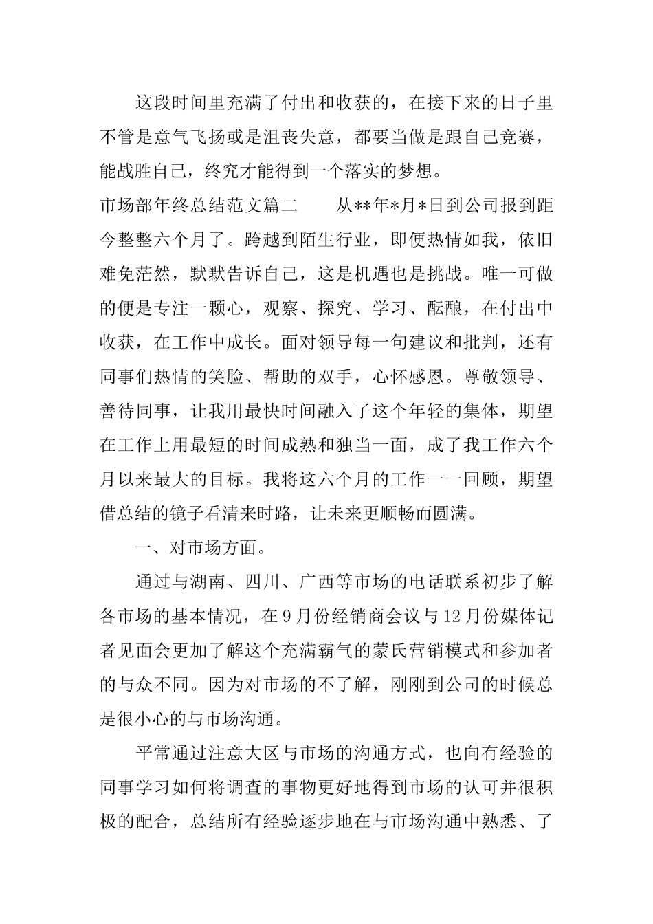 市场部年终总结范文_第3页