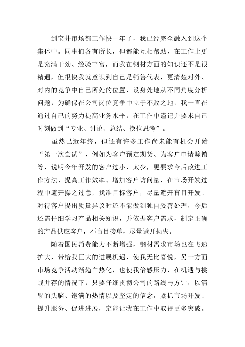 市场部负责人述职报告范文_第2页