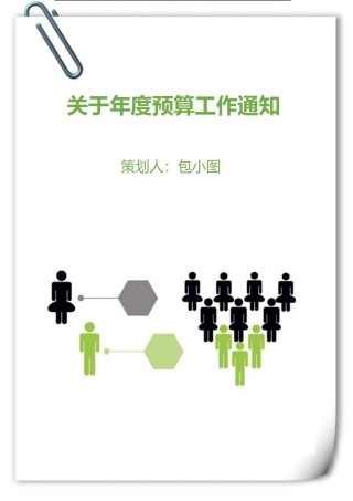 年度预算工作的通知