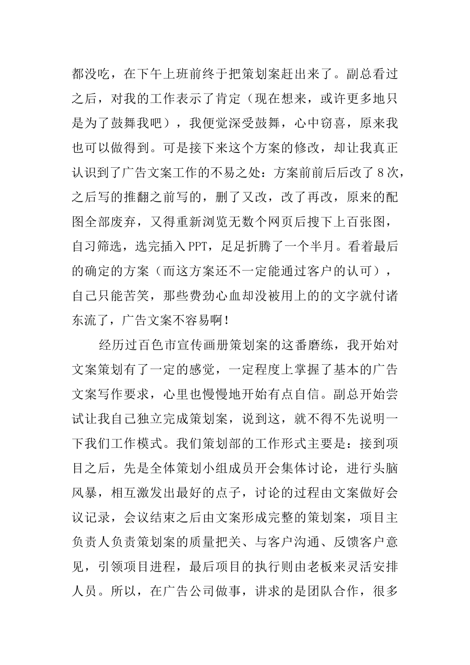 广告专业毕业学生实习报告_第3页