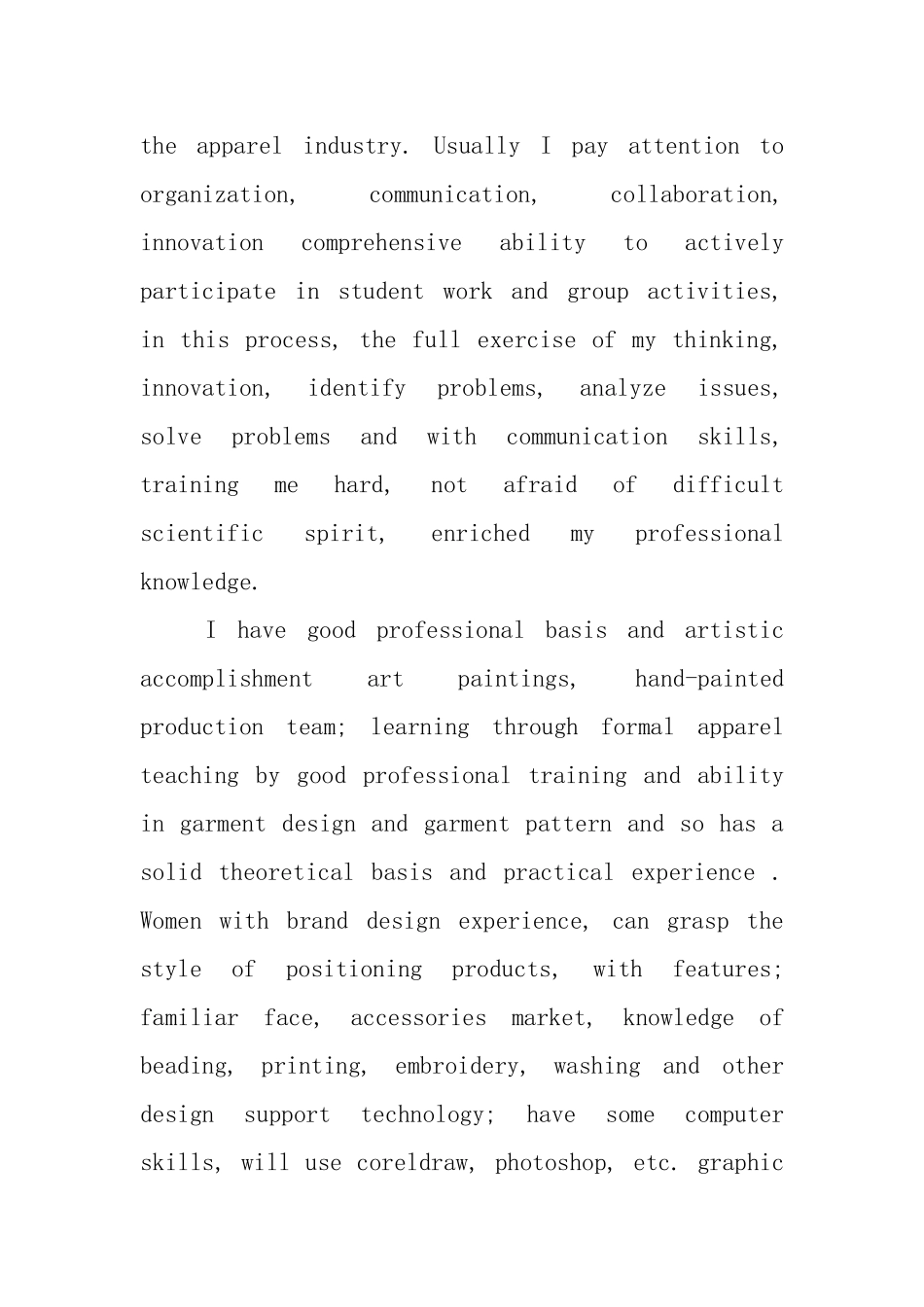 应聘助理的英文自我介绍范文_第2页