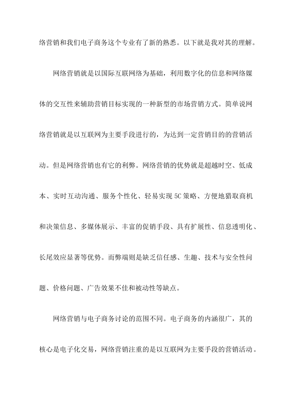 心得体会网络营销_第2页