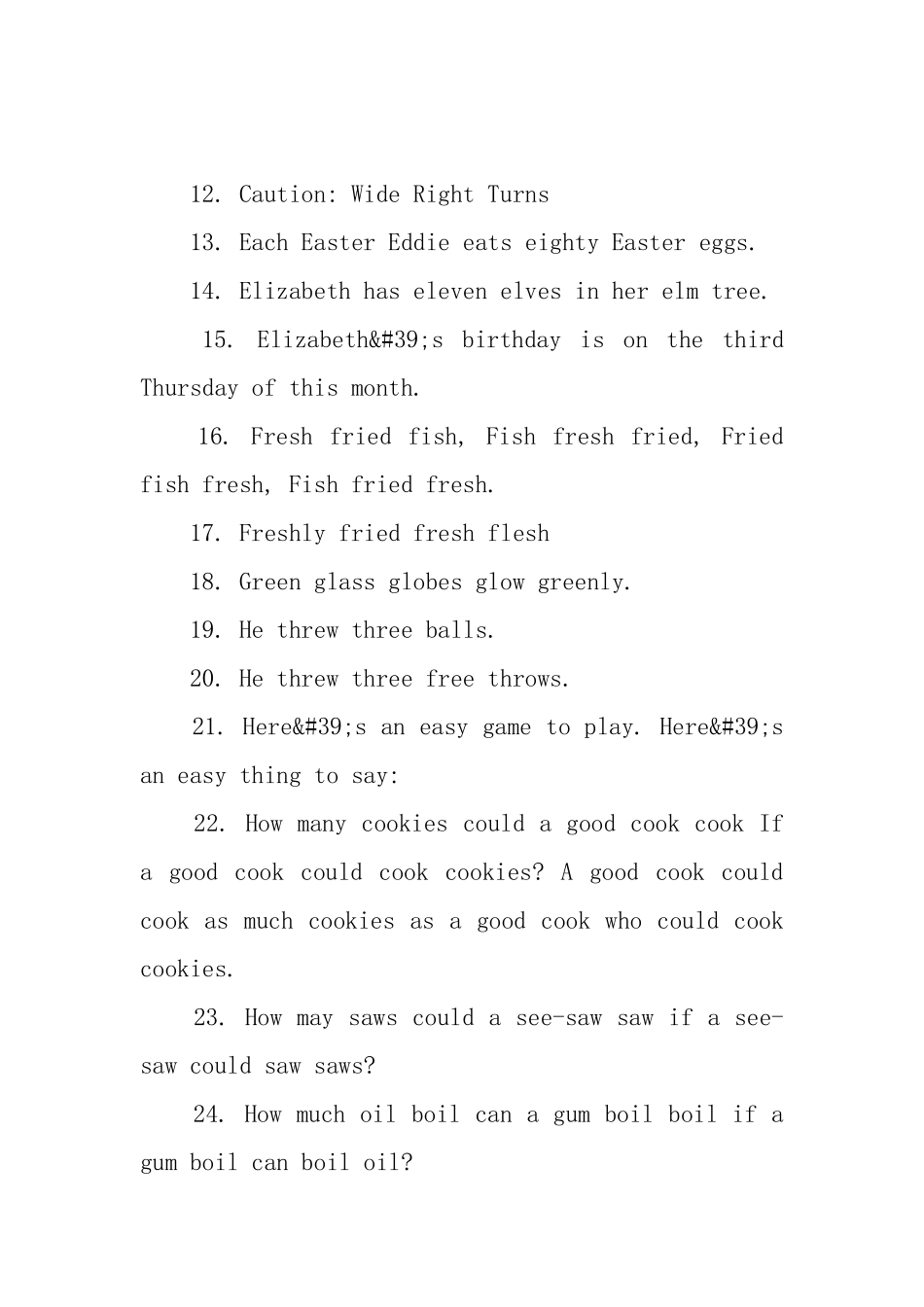意思搞笑的英语绕口令_第2页