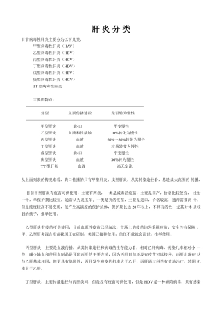 戊型肝炎基本知识