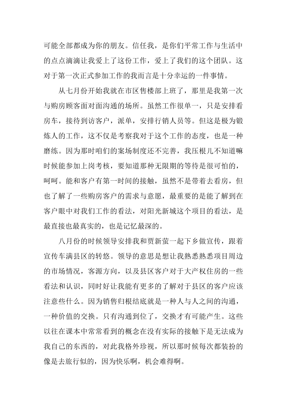 房地产置业顾问年度工作总结怎么写_第2页