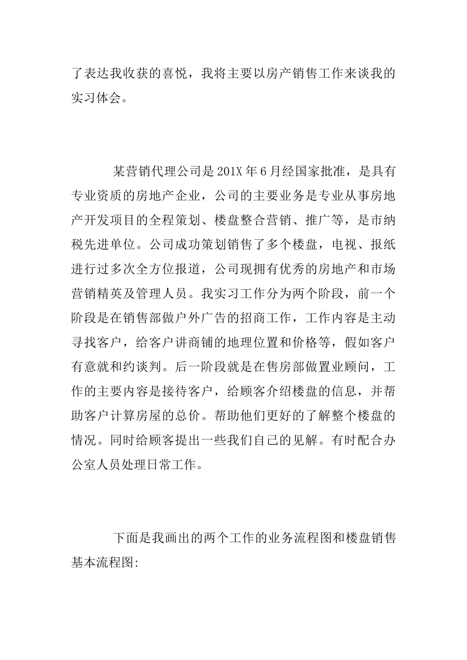 房地产销售实习总结报告范文_第2页