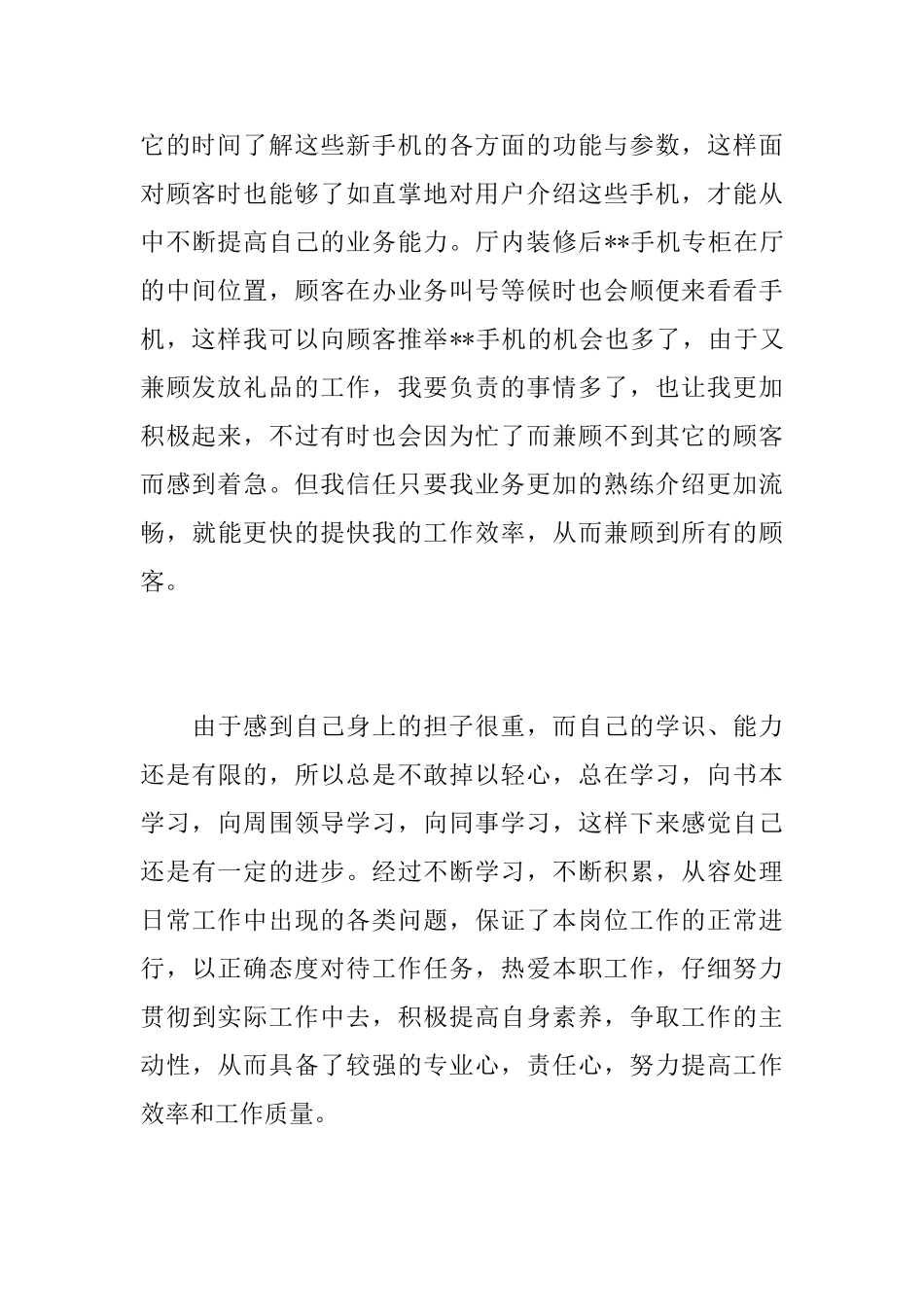 手机销售个人年终工作总结范文_第3页