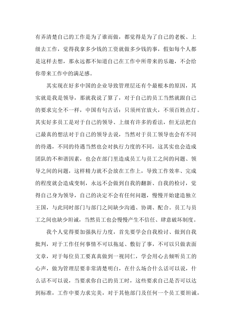 执行力的心得体会_第2页