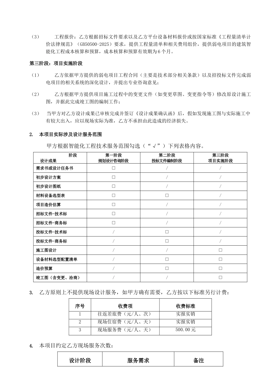 技术服务协议(模板)_第2页