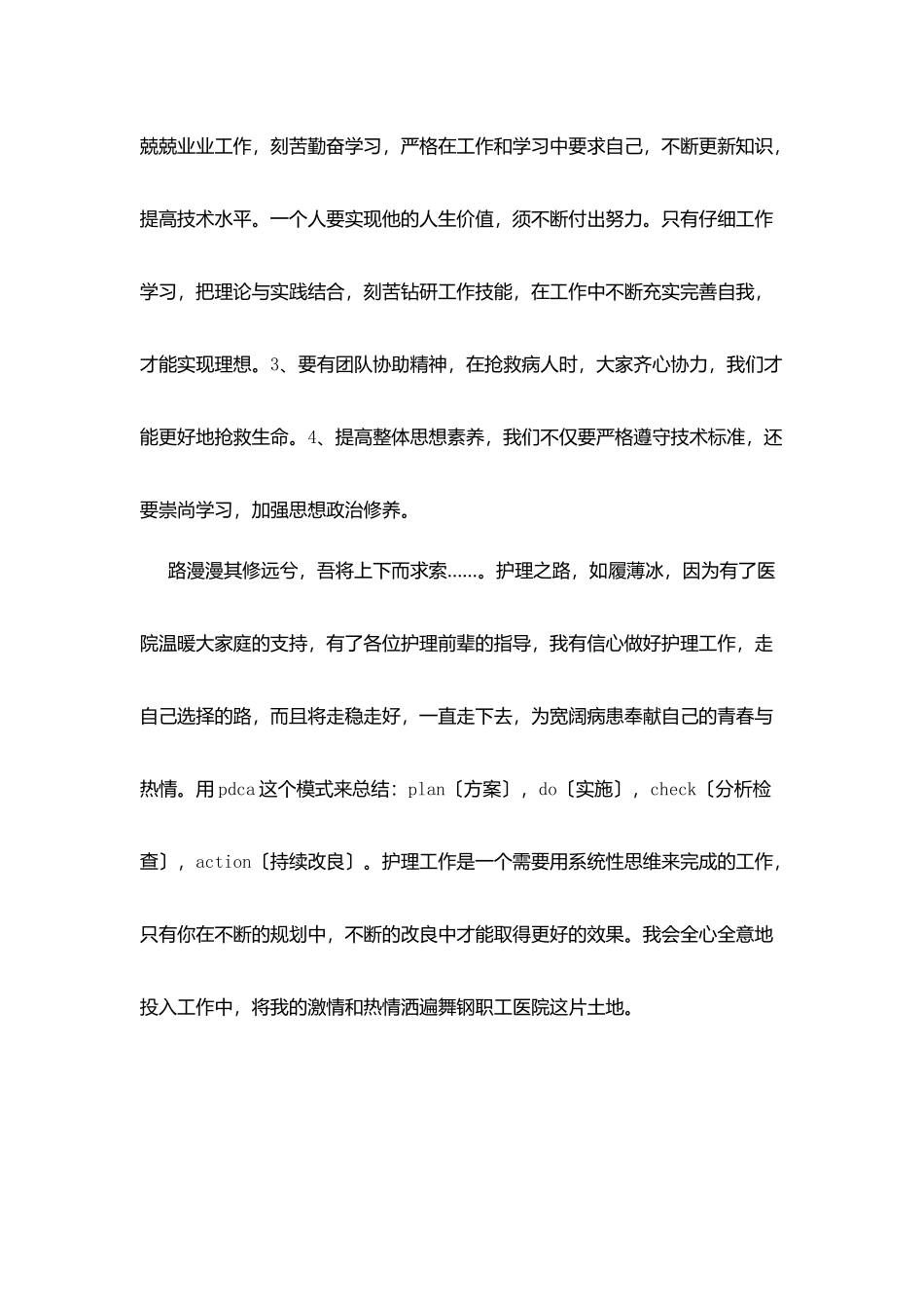 护士岗前培训个人总结_第3页