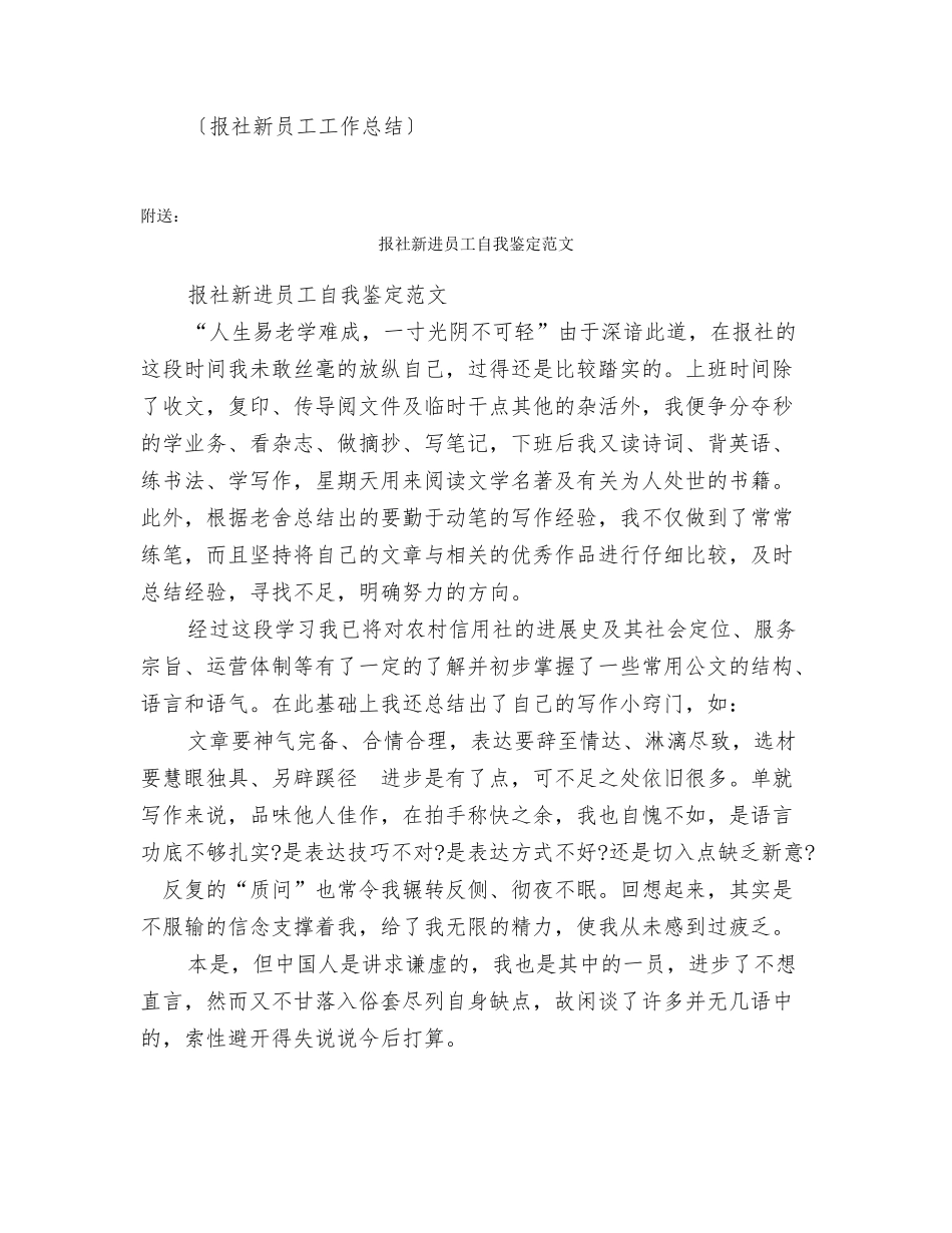 报社新员工工作总结_第3页