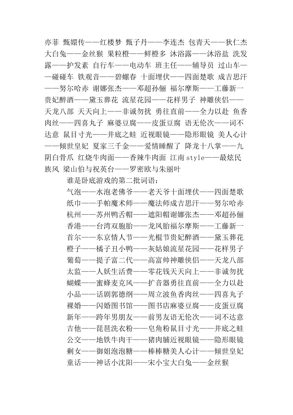 拓展游戏“谁是卧底”的游戏规则_第3页