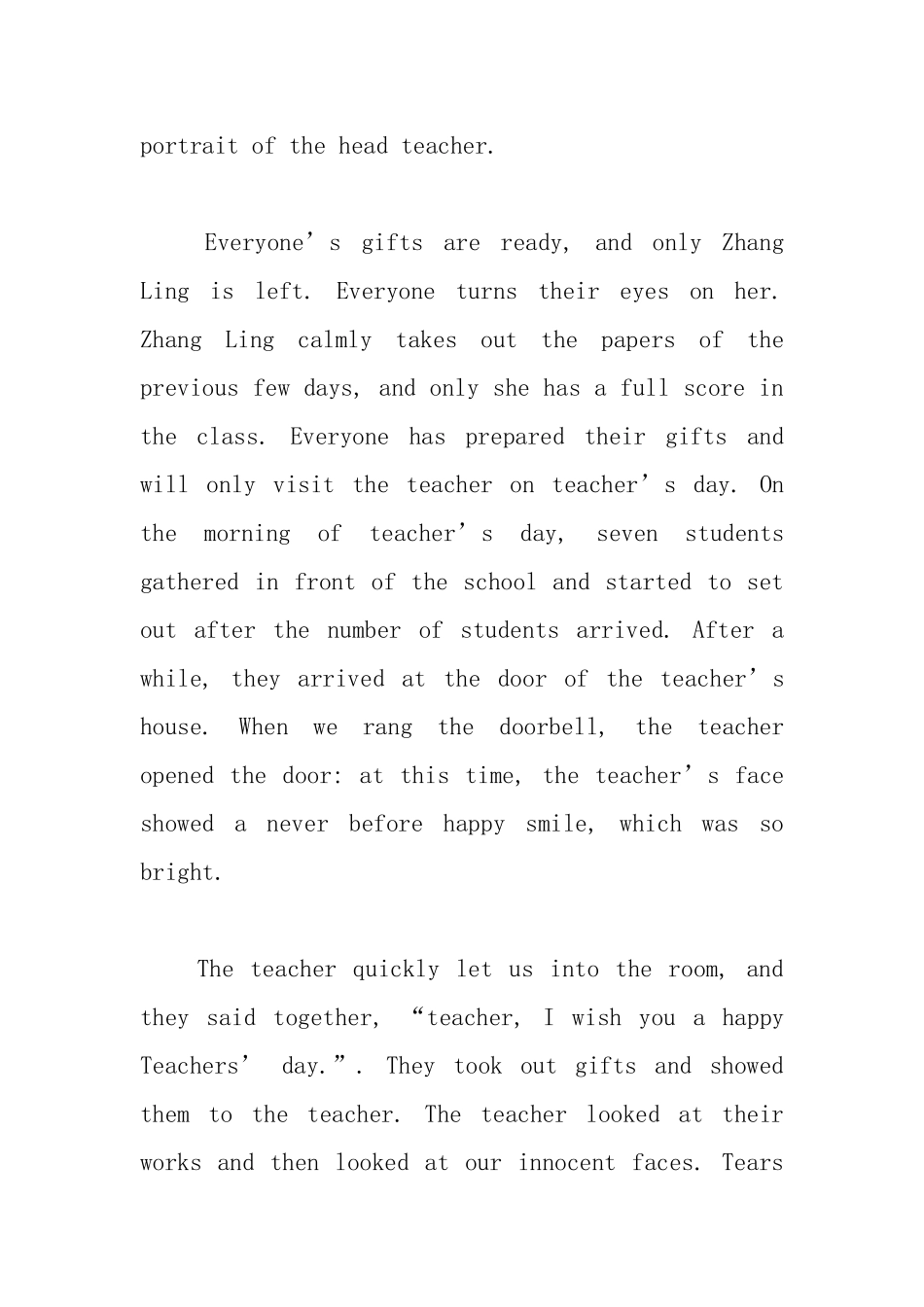 教师节英语手抄报内容_第2页