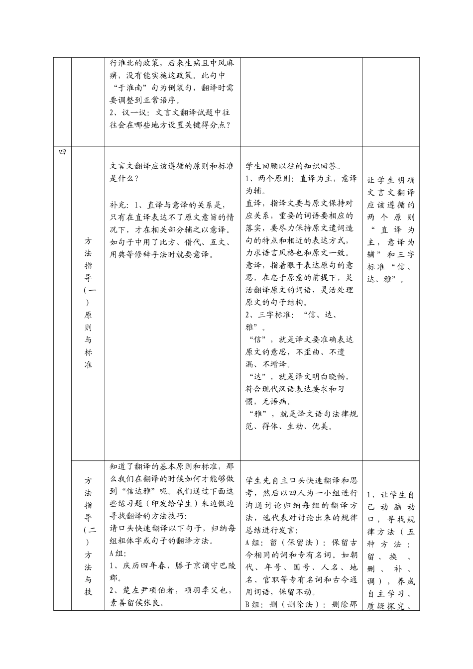 文言文翻译教学设计公开课_第3页