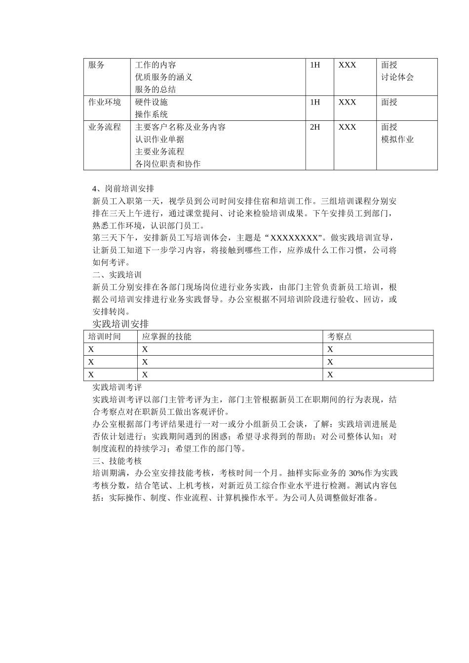新员工培训方案_第2页