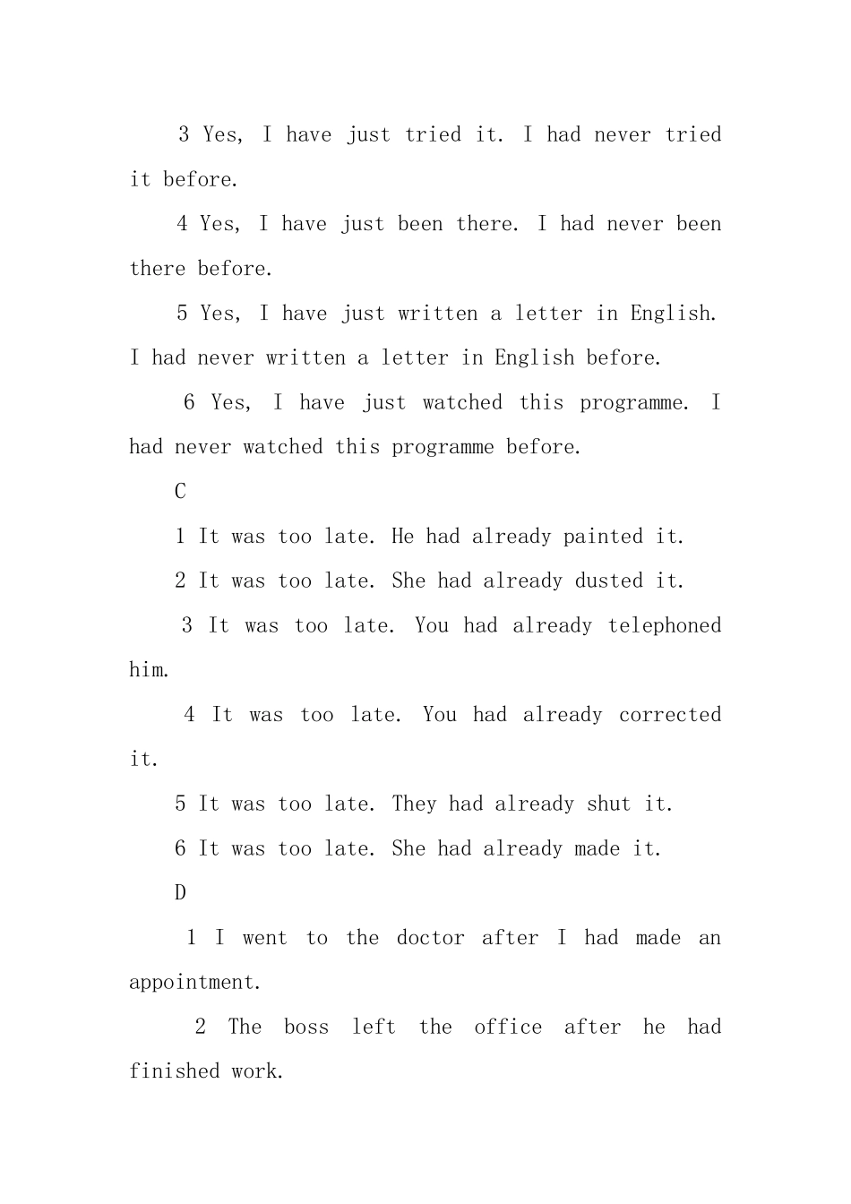 新概念英语第一册课后答案Lesson119124_第2页