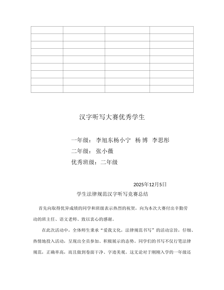 新甫实验学校学生汉字听写比赛活动方案_第3页