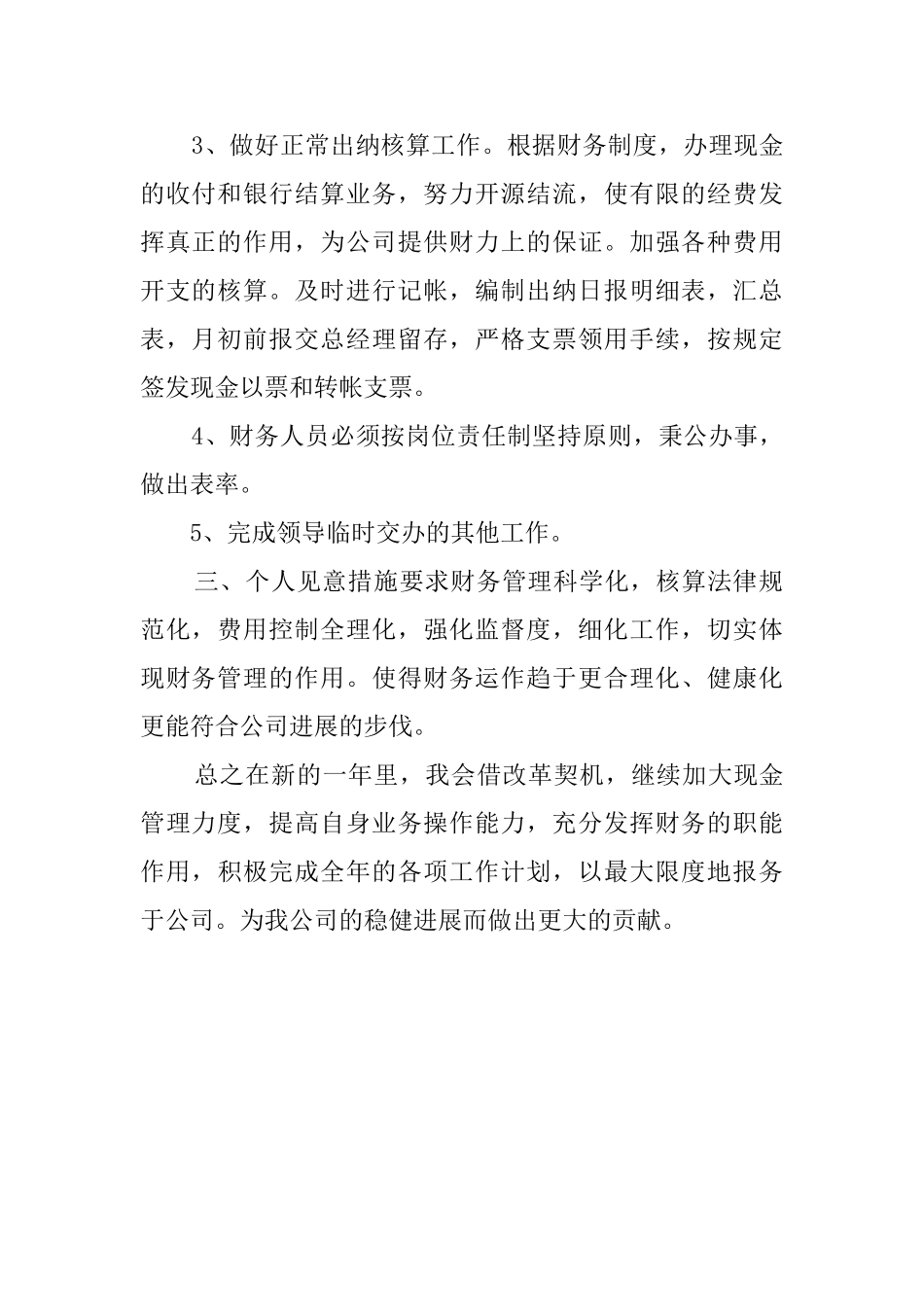 日常财务核算工作计划_第2页