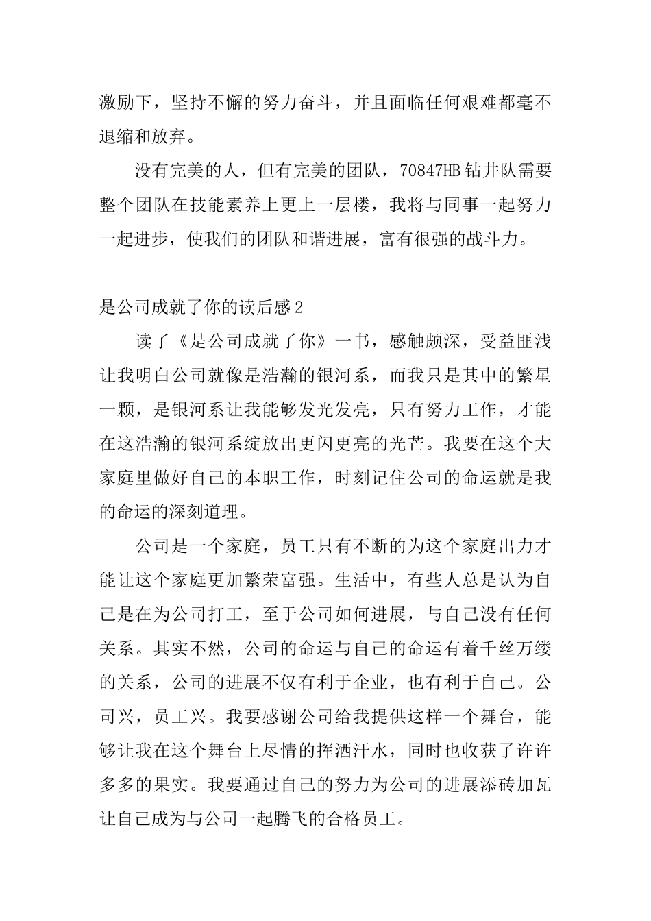 是公司成就了你的读后感_第3页
