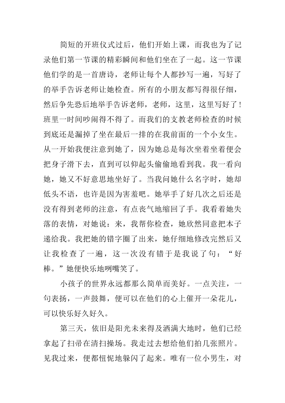 暑期农村小学社会实践报告5篇_第3页