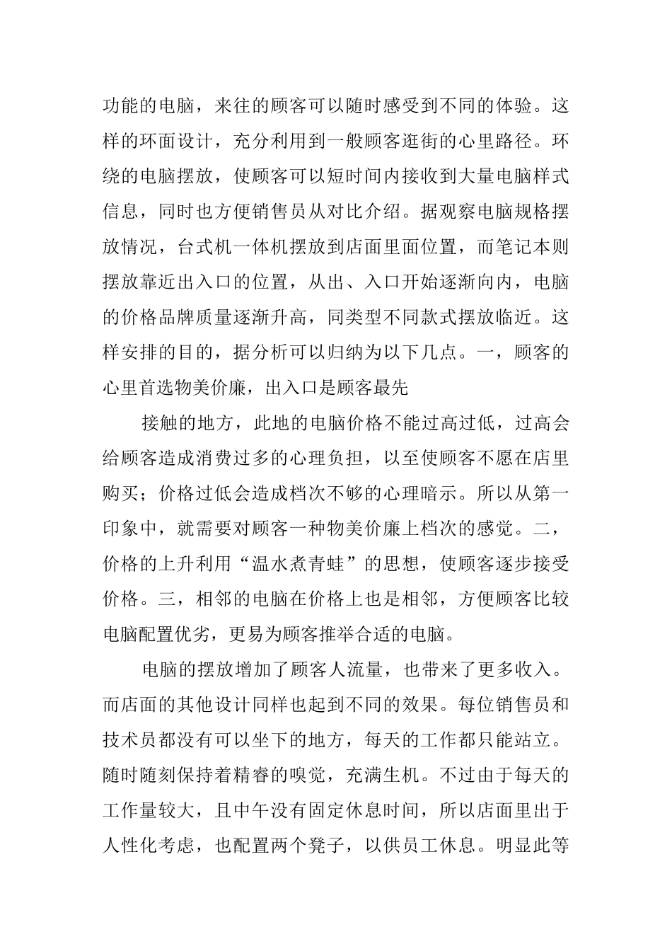 暑期电脑店的实践报告范文_第2页