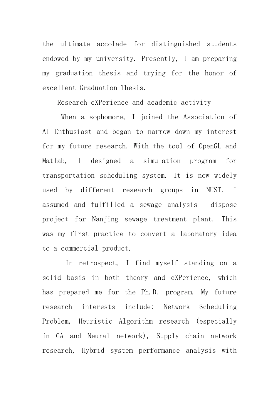 最新大学生英语自我介绍范文_第2页