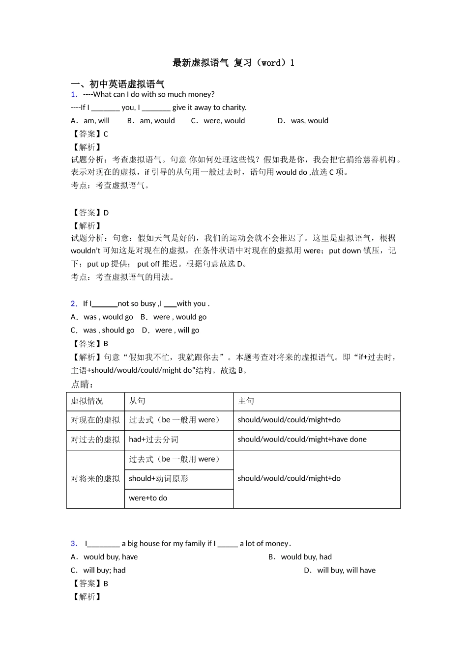 最新虚拟语气复习1_第1页