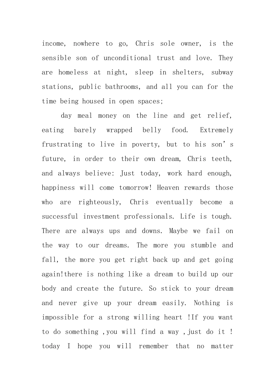 有关学生的优秀英语演讲稿_第3页