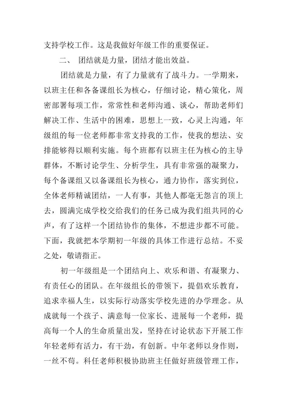 有关组长的工作总结_第2页