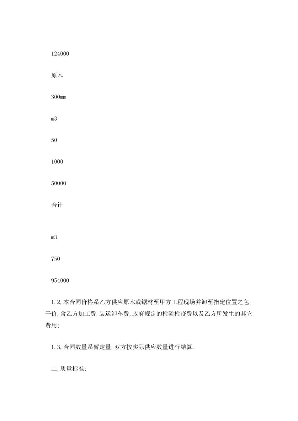 木材采购合同样本_第3页