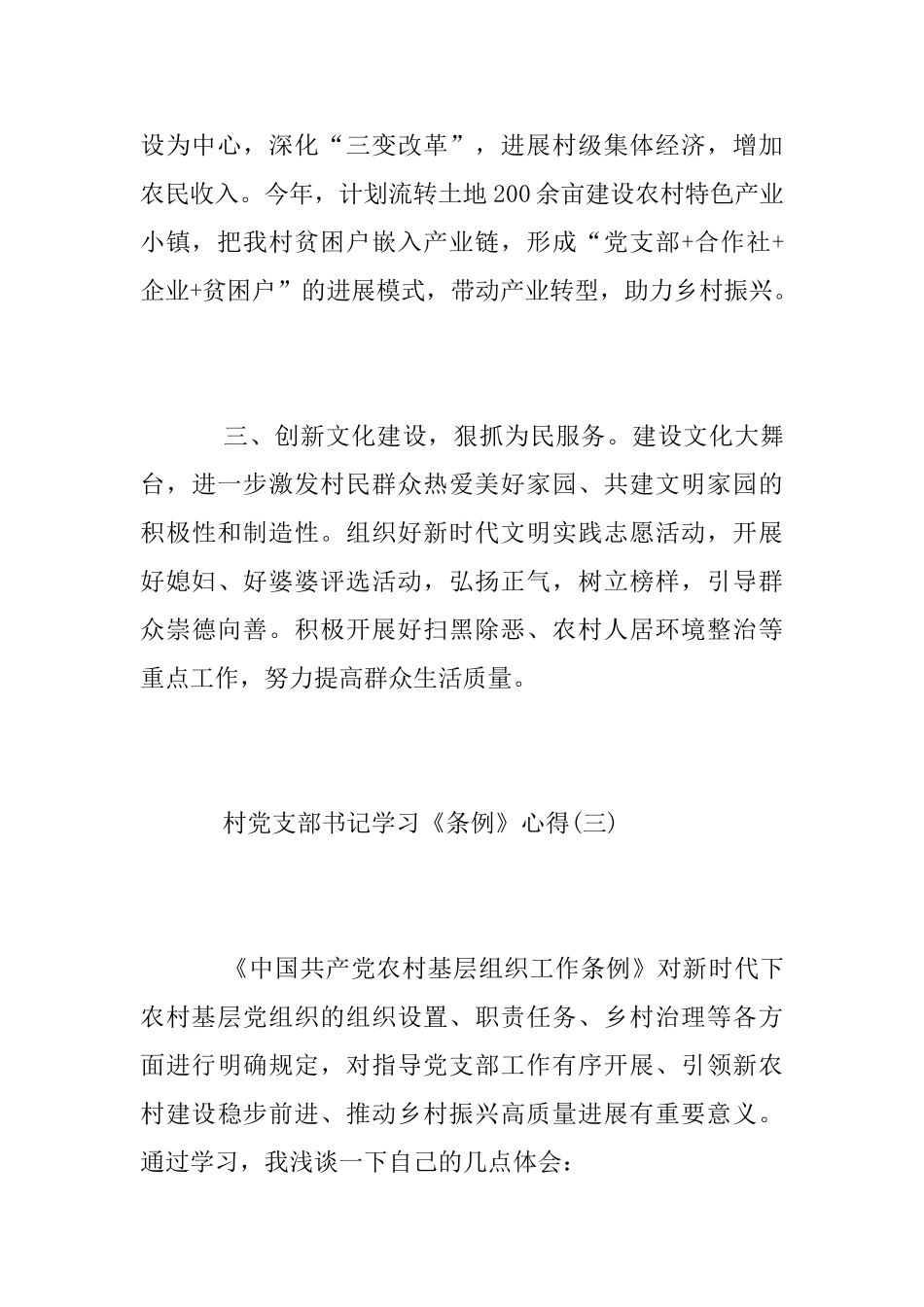 村党支部书记学习《条例》心得3篇_第3页