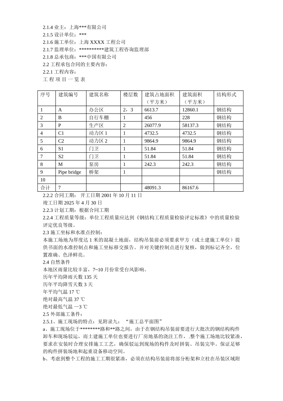 某厂房钢结构安装工程施工组织设计_第3页