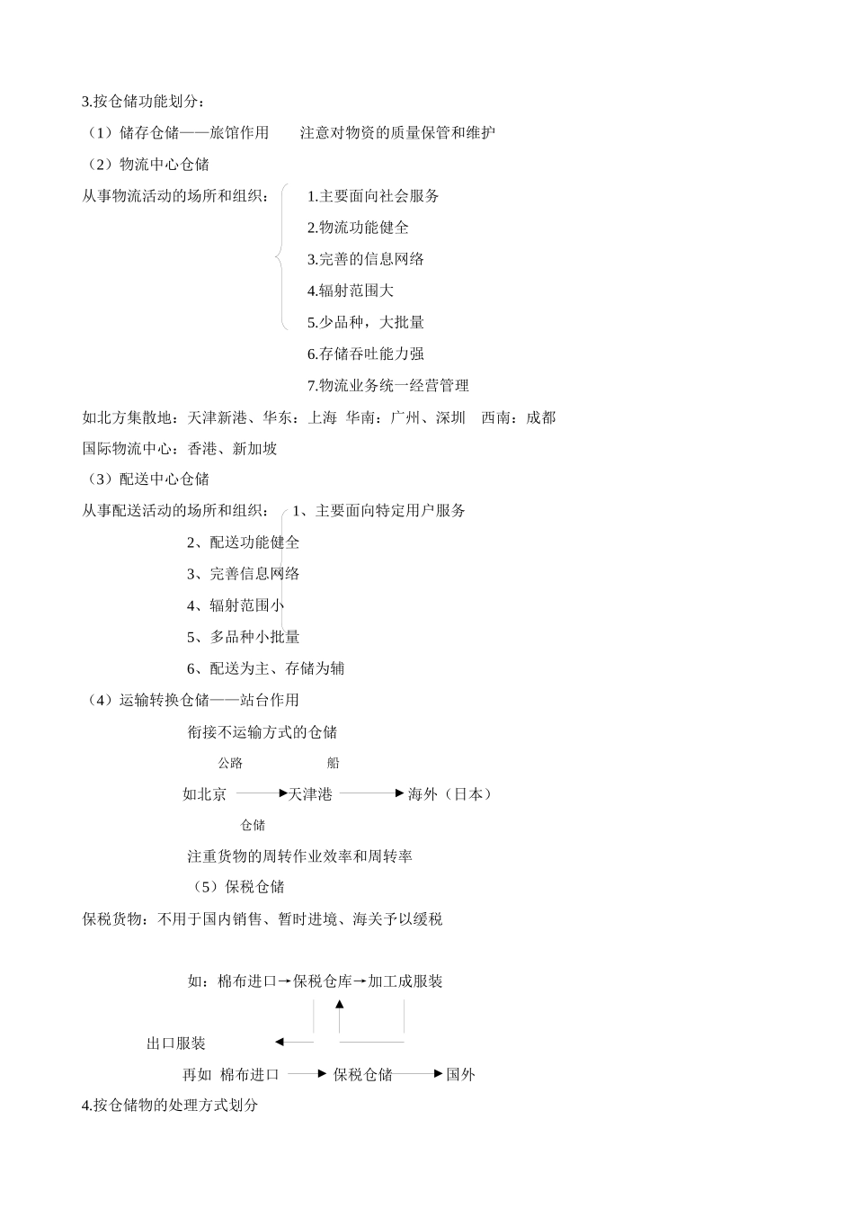 《仓储与物流配送管理》教案_第3页