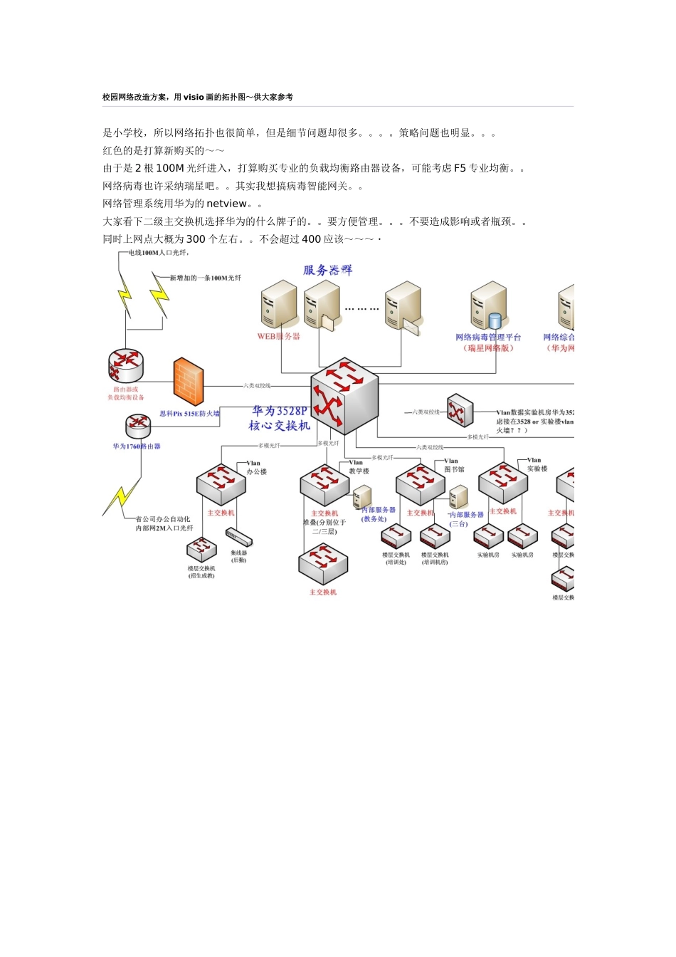 校园网络改造方案_第1页