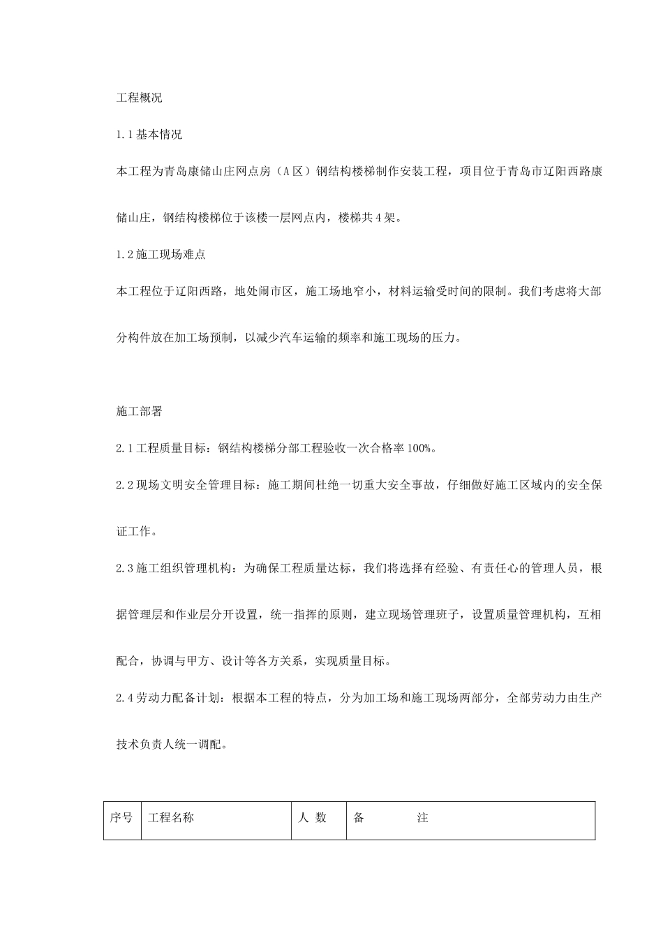 楼梯钢结构施工方案_第3页