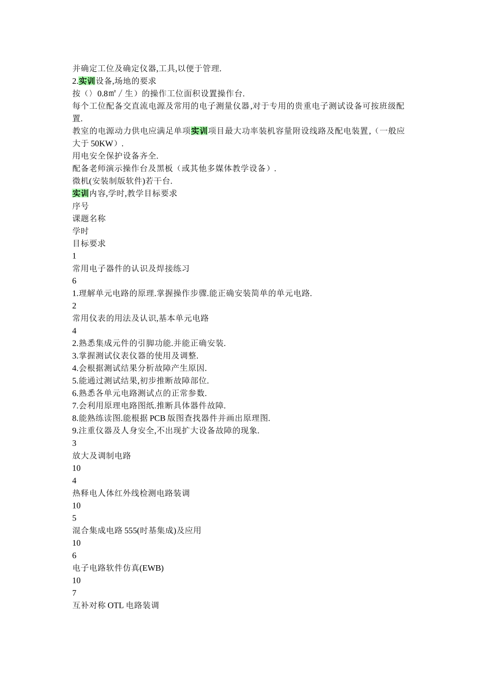 模拟电子实训方案_第2页