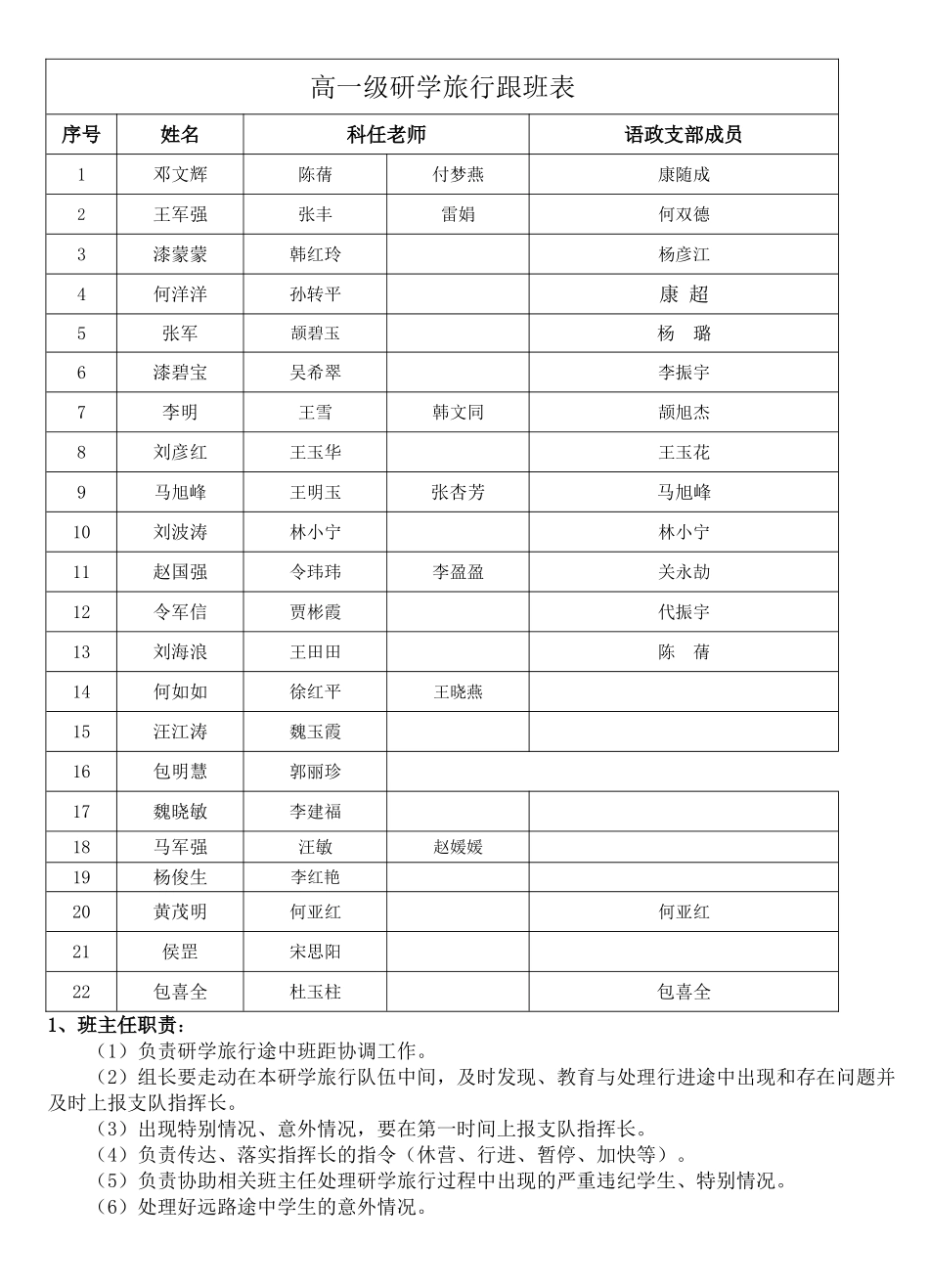 武山一中研学旅行高一级执行方案_第3页