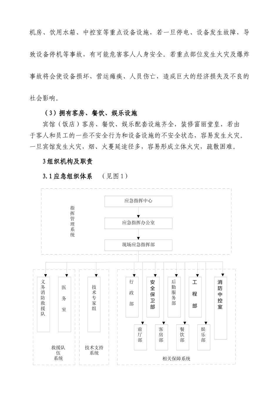 宾馆（饭店）安全生产事故应急预案_第3页