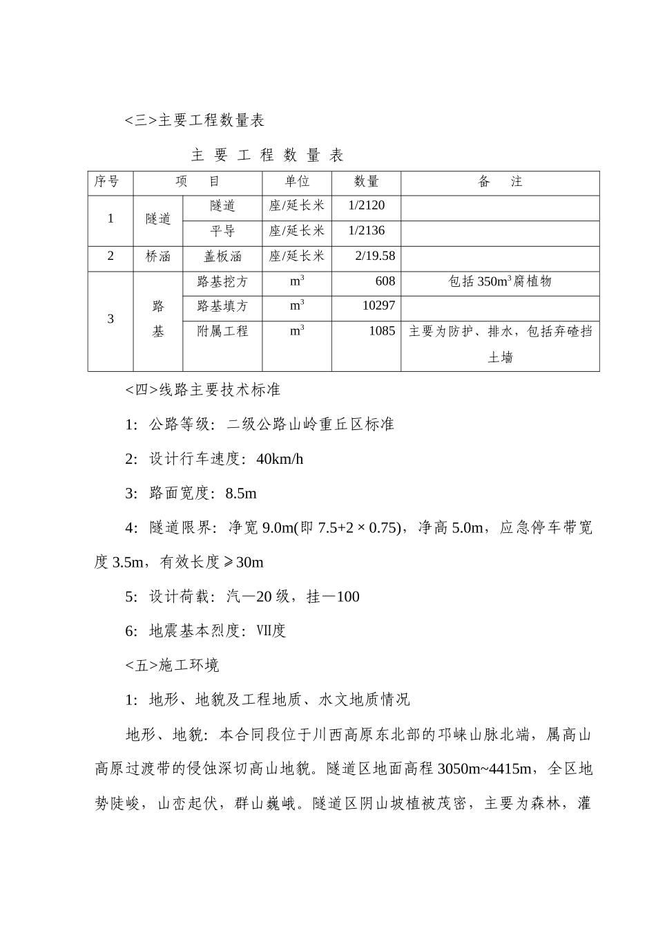 隧道及其引道工程项目施工组织设计_第2页