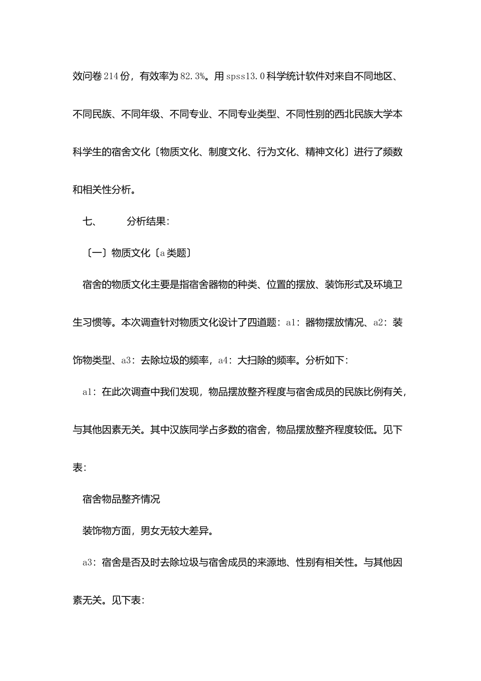 民族大学大学生宿舍文化调查报告_第2页