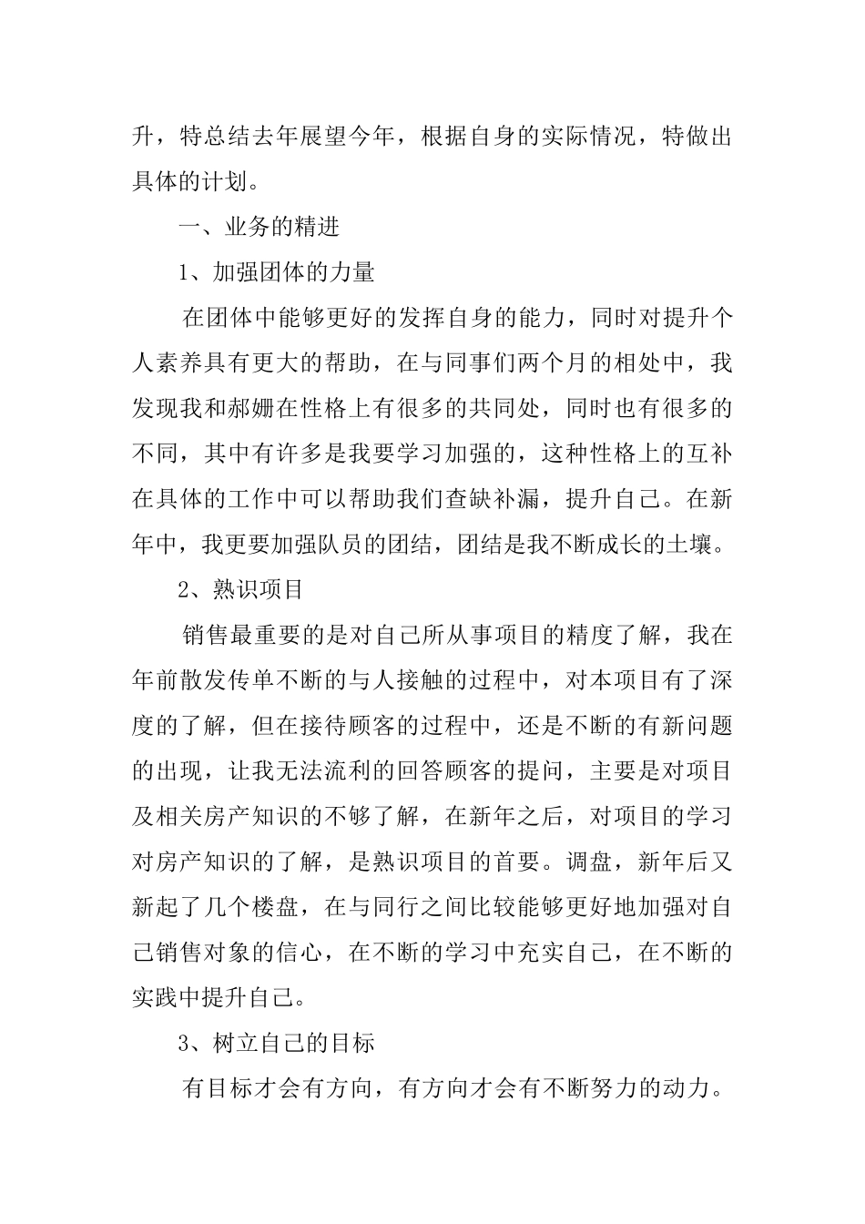 汽车销售个人工作计划_第3页