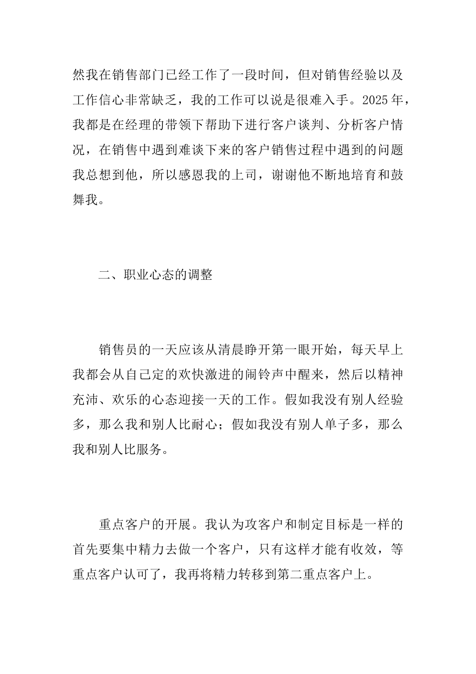 汽车销售员个人年终工作总结范文_第2页